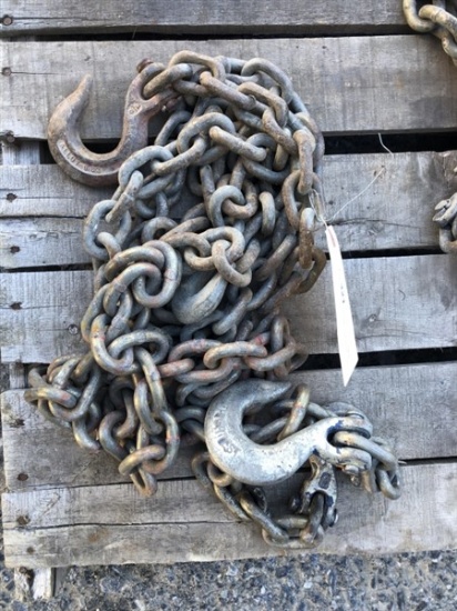 Approximately 8'x3/8" Double Hook Chain