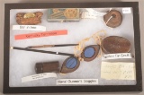 Civil War Relics with Naval Gunners Glasses