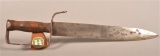 Unidentified Confederate D-Guard Bowie Knife