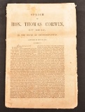 Anti-Slavery Speech from Hon. Thomas Corwin 1860