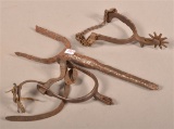 19th Century Spurs and Boot Jack