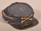 Civil War M1855 Kepi Hat with Chin Strap