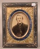 Large 1/4 Plate Tin-Type of Civil War Soldier