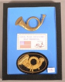 Civil War Infantry Hat Badge and Patch