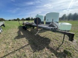 Irrigation Pipe Trailer with Pipe