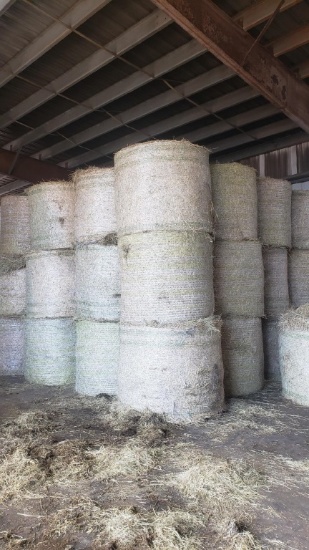 (15) Timothy Mixed Grass Round Bales
