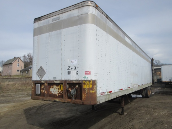 1989 Fruehauf 48' Dry Van Trailer
