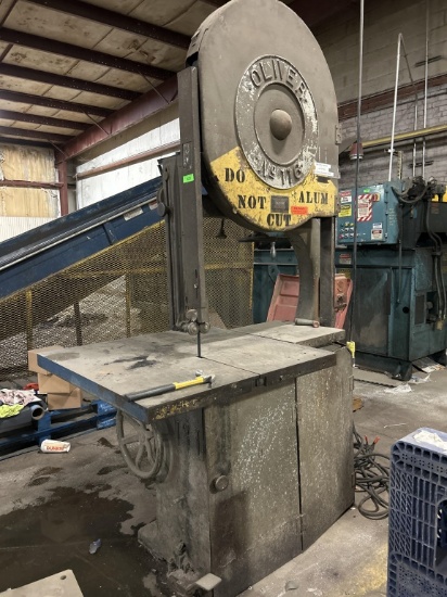 Large Industrial Oliver Bandsaw