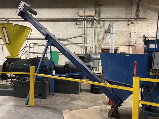 7" U-Trough Incline Auger