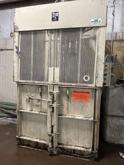 54" Piqua Series 40 Vertical Cardboard Baler