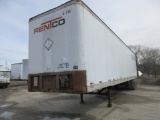 1986 Fruehauf 53' Dry Van Trailer