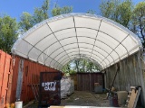 20' x 60' x 6 1/2' Fabric Building