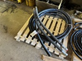 Skid Lot of 1 1/4'' Hose Rated for 5000 PSI