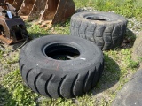 2 Misc. Heavy Equipment Tires