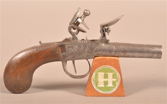 Unmarked European Screw-Barrel Pistol