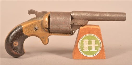 Attributed Moore Teat-Fire Percussion Revolver