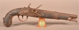 Recovered Unsigned Percussion Pistol