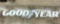 GOOD YEAR Enameled Porcelain Sign