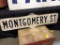 Montogomery St. Street Sign
