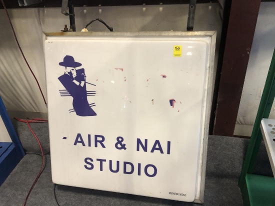 Hanging Light up Sign