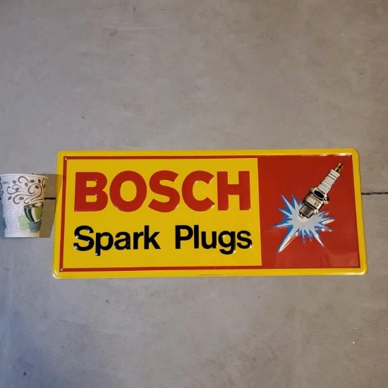 Bosch Spark Plugs Sign