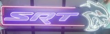 Contemporary Dodge SRT Lighted Neon Sign