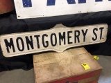Montogomery St. Street Sign