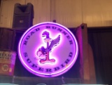 Neon Lighted Road Runner Sign