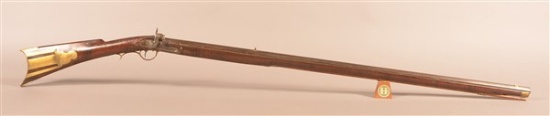 H.E. Leman Full-Stock Smoothbore Kentucky Rifle