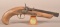 Unmarked Percussion .45 cal. Pistol.