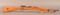 Refinished Unmarked Mauser 98 8mm Bolt Action Rifle.