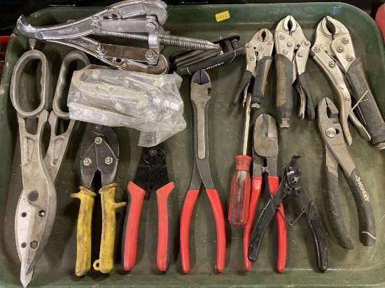 Tray Lot of Various Tools