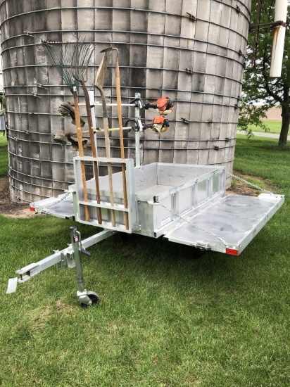 Keystone Custom Built Aluminum Landscape Trailer