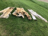 (3) Boxelder Live Edge Slabs