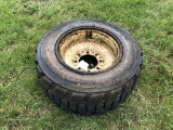 Skid Loader Tire with Rim
