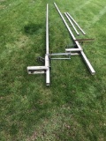 (2) 24 Ft. Aluminum Pole Jacks w/ Extensions