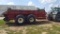 '08 Meyer 8865 tandem axlx rear discharge manure spreader, newer frame bushings and tires