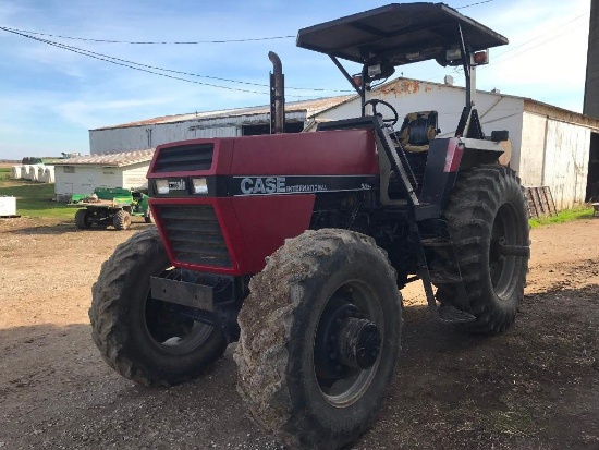 1987 Case IH 1896 FWA, canopy, 4x3 powershift; 540/1000, dual remotes, overhauled in '15