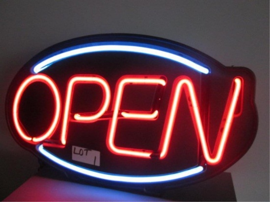 Fallon Neon "OPEN" Sign