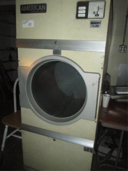 American Computer Coin Operated Dryer Model A0285B