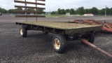 Wood Platform Hay Wagon