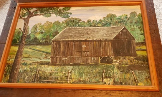 'Barn Scene' by M Mast