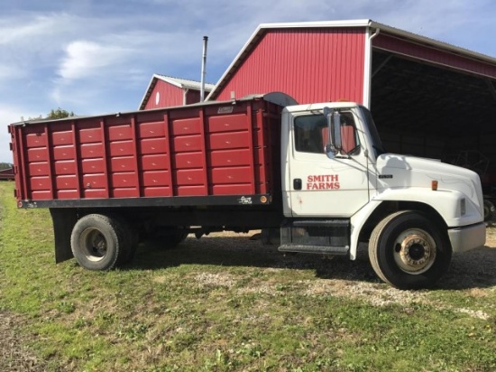 1994 Freightliner FL70 single axle grain truck