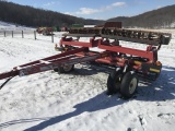 Unverferth 225 24' rolling harrow, tandem baskets