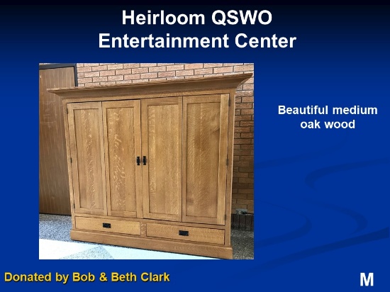 QSWO 77" W x 70" H Entertainment Center