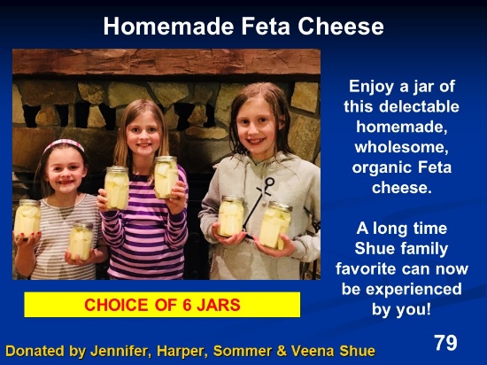Feta Cheese by Jennifer Shue (choice of 6)