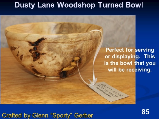 Handmade Wooden Maple Burl Bowl