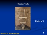 Wooden Trellis