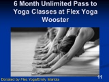 6 Month Unlimited Pass to classes to Flex Yoga Studio