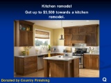 Kitchen Remodel by Country Finishing up to $3,500.00
